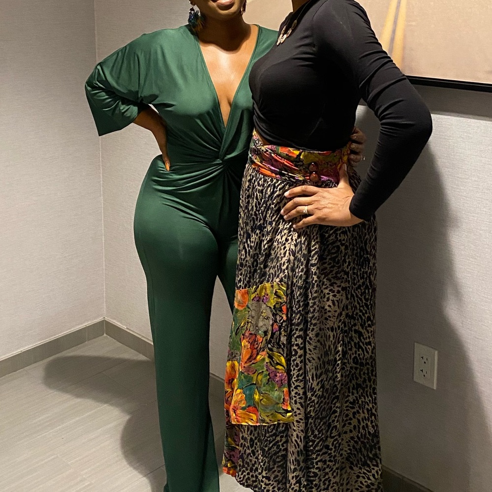 Deep Green Jumpsuit/ Romper